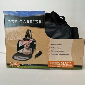 Pet Carrier By Let’s Go Explore For XS to Small Dogs NEW!